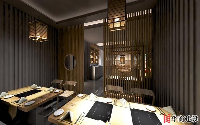 廣州170平日料店裝修，設計后實用餐位達到56位