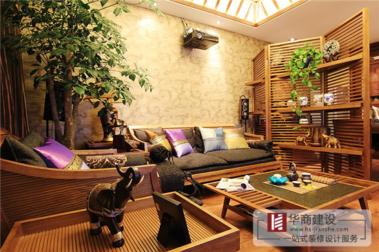 廣州裝修設(shè)計風格和綠色植物的配搭